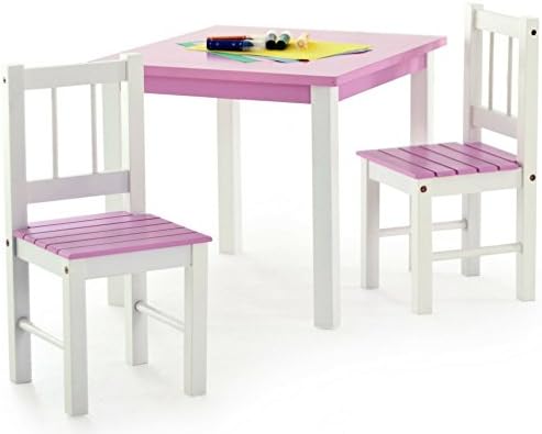 Kids Activity Table Set 3 In 1 Toddler Activity Table Set Chair Wooden Preschool Activities Childrens Solid Wood Girl Junior Pink Craft Play Indoor Outdoor Nontoxic Child Drawing And eBook By NAKSHOP
