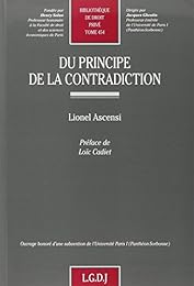 Du principe de la contradiction