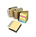 Tueascallk Combination Sticky Notes, Pop-up Self-Adhesive Notes, Portable Self-Stick Note Pads, Spiral Notebook, 3.3