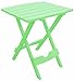 Adams Manufacturing 8500-08-3700 Plastic Quik-Fold® Side Table, Summer Green