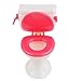 FairyStar Cute Wash-Basin Toilet Set Plastic Bathroom Toilet Sink Mirror Set For Barbie Dolls Kids Gift (Style Color Random)