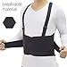 ISOP Elastic Back Support Work Belt – Waist Brace for Men and Women – Posture Corrector and Lumbar Support – Pain Relief Safety Belt – Breathable & Comfortable – Ideal for Gym, Work, Injury Prevention