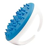 Boseen Cellulite Massager & Remover Brush Mitt - Best Natural Solution for Eliminating Cellulite on Arms, Legs, Thighs & Body - Ergonomic Design for Gentle & Effortless Massaging & Exfoliating(Blue)