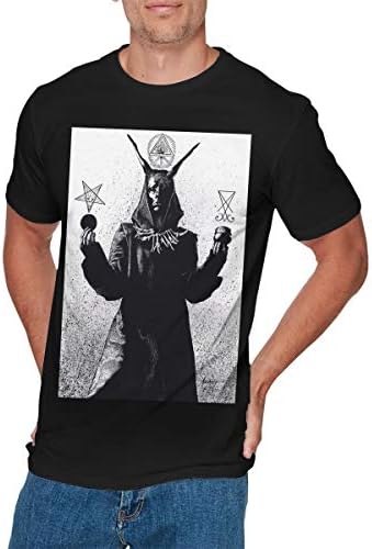 GEORGE MANNING Mens Fashion Behemoth Tshirts Black