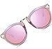 ATTCL Vintage Fashion Round Arrow Style Polarized Sunglasses for Women 1189-Pink