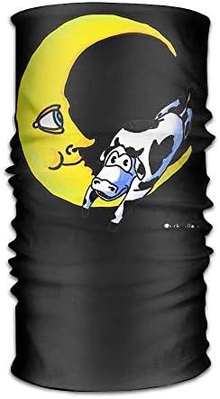 Nifdhkw Cow Moon Jump Headwear for Men and Women-Yoga Sports Travel Workout Wide Headbands,Neck Gaiter,Bandana,Helmet Liner,Balaclava,Hair Turban,Scarf New3