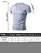 LTIFONE Mens Casual Slim fit Short Sleeve T-Shirt Single Button Placket Plain Henley v Neck Shirt(Black,M)