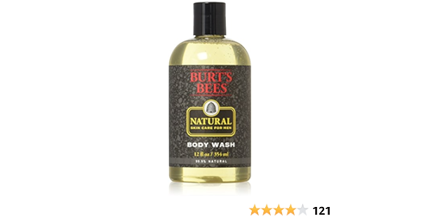 burt's bees natural skin care for men body wash