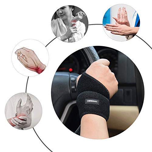 Cerbonny Wrist Support/Wrist Strap/Wrist Brace/Hand Support ­­­- ­Suitable for Both Right and Left Hands - Thumbnail 6
