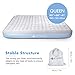 VICOODA Queen Air Mattress, Air Bed for Camping and Home Use, No Leak, Inflatable Queen Airbed Blow up Guest Bed Camping Tent Mattress Pillow Rest Raised Airbed w/Built-in Rechargeable Pump, 9 Inchthumb 1
