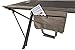 Kamp-Rite Oversized Kwik Cot Quick Setup 1 Person Sleeping Bed with Side Storage Pockets, Storage Hammock and 600D Carry Bag, Black & Gray
