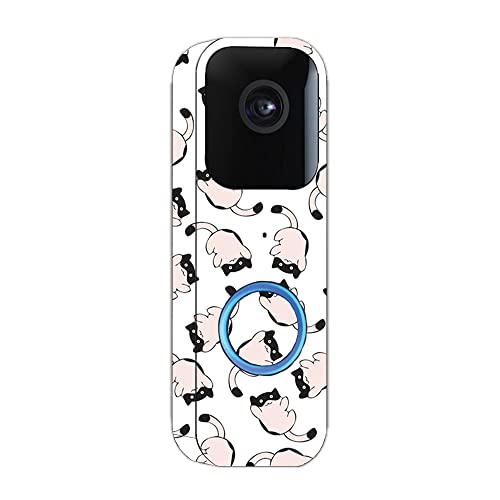 MightySkins Skin Compatible with Blink Video Doorbell - Raining Cats | Protecti…