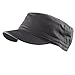 The Hat Depot Cadet Military Army Baseball Cap Tie Dye & Washed Cotton Basic & Distressed Cadet Brushed Cotton Cap (1. Basic - Charcoal)