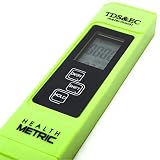 Professional TDS ppm Conductivity Meter - Quick and Easy EC TDS and Temperature Test Pen | 0-9999 ppm with ± 2% Accuracy | Perfect 3-in-1 Tester For Ro Water Aquarium Hydroponics Coffee Pool etc.