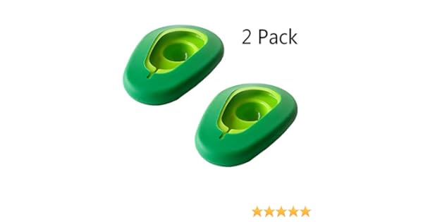 NNNKO Envase de Silicona para Guardar Aguacate 2 tarros 4 unidades ...