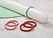 Cake Boss Decorating Tools Silicone Fondant Rolling Pin Guide Set, Assorted
