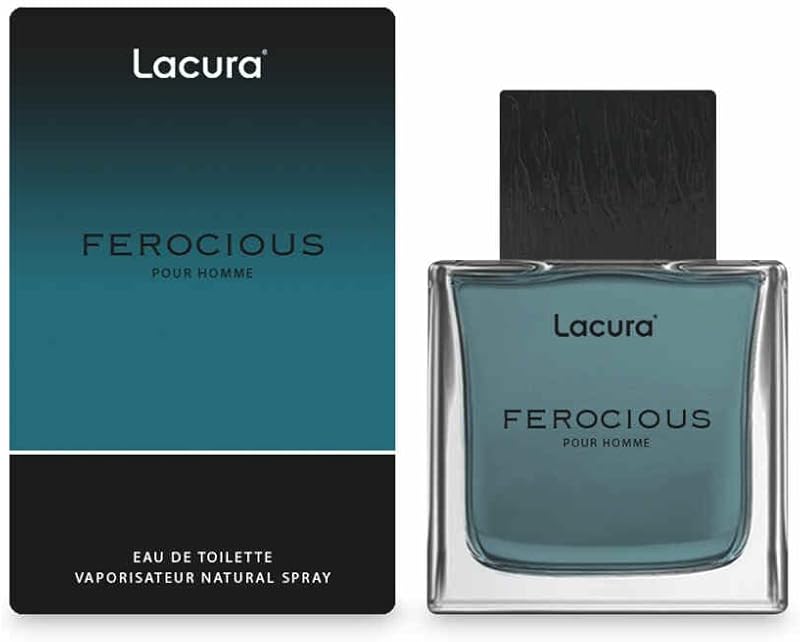 Lacura Ferocious Eau De Toilette for Men Natural Spray 100ml Fresh