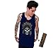 Awkwardstyles Men's Indian Day Of The Dead Skull Tank Top Sugar Skull Tank