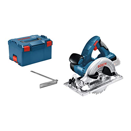 Bosch Professional Gks18Vlincg 18V System Scie Circulaire Sans-Fil Gks 18 V-Li (Profondeur De Coupe À 90/45 Degré : 51 Mm/40 Mm, Profondeur De Coupe Réglable En Continu, Sans Batterie/Chargeur)