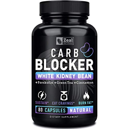 White Kidney Bean Carb Blocker + Forskolin Extract (700mg 80 Capsules