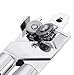 XINHUOKIT Can Opener-Commercial Can Opener-Professional Portable Can Opener-Stainless Steel Can Opener-Easy to Rotate Knob&Ergonomic Anti-skid Handle (black) (black1)