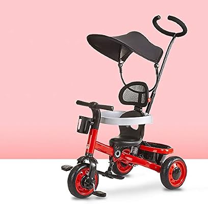 Qxmei 3 In 1 Kinder Handstossdreirad Ab 1 Bis 6 Jahre Verstellbar