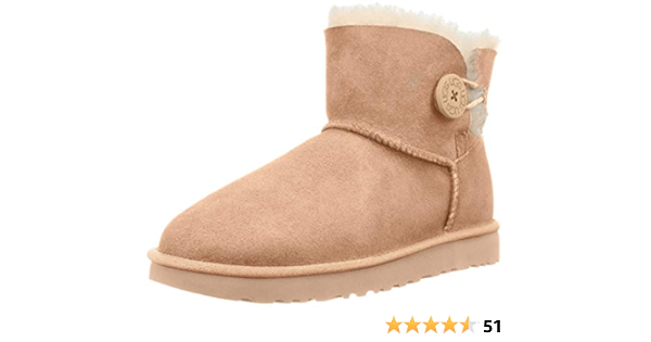 ugg mini bailey button beige