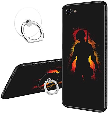 iPhone 6s Case,iPhone 6 Tempered Glass Back Cases,Compatible with Shock Absorption Technology Bumper Soft TPU Cover Case for for Apple iPhone 6/6s