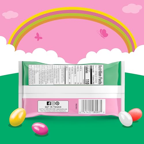 BRACH’S CLASSIC JELLY BEANS, SPRINGTIME EASTER CANDY, 3.5 OZ SHAREPACK (PACK OF 12)