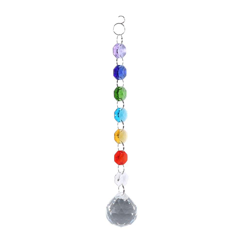 Chandelier Crystals Ball, Prisms Rainbow Hanging Pendant Maker Colorful Faceted Beads Window Chandelier Lamp Curtain Decor Wedding Xmas Home Ornament