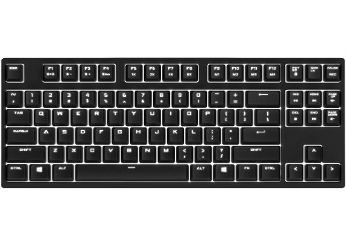 CM Storm QuickFire Rapid-i Fully Backlit Mechanical Gaming Keyboard with ActivLite Technology and Per-Key Lighting (Brown Switch Model)