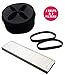 Think Crucial Replacements for Bissell Belts & 2 Filters Fit Style 9, Compatible with Part # 2031183, 32074 & 32076 primary