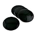 56mm(2.2in) Wheel Hub Center Caps Sticker Black Emblem Aluminum Set of 4