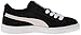 PUMA Suede Junior Sneaker (Little Kid/Big Kid) , Black/White, 2.5 M US Little Kid