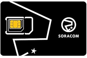 Soracom Air Global Plan01s IoT SIM Card Secure Cellular Connectivity SIM Card for IoT M2M Projects Pay as You Go No Contract (1-Pack)