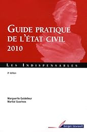 Guide pratique de l'état civil 2010