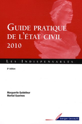 Guide pratique de l'état civil 2010