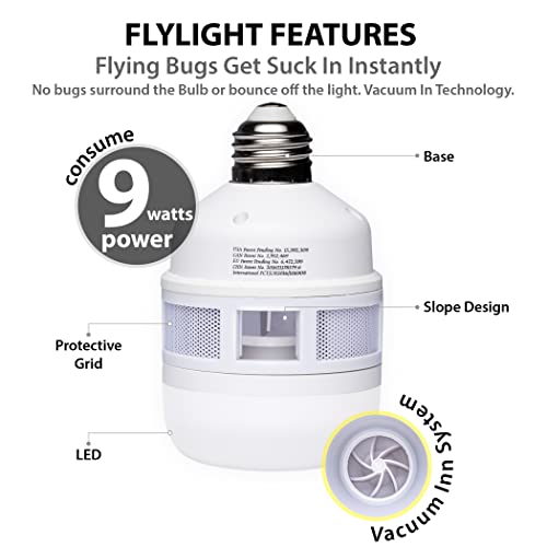 CLEANRTH FLYLIGHT™ Bug Zapper Light Bulb Alternative 75watt