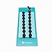 Bunzee Bands Black Hair Ties for Thick Hair - Elastic No-Damage Rubber Bands, Adjustable Ponytail Holders, Women's Bracelet Scrunchies