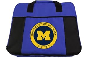 R and R Imports Michigan Wolverines Seat Cushion Officially Licensed Collegiate Product Blue