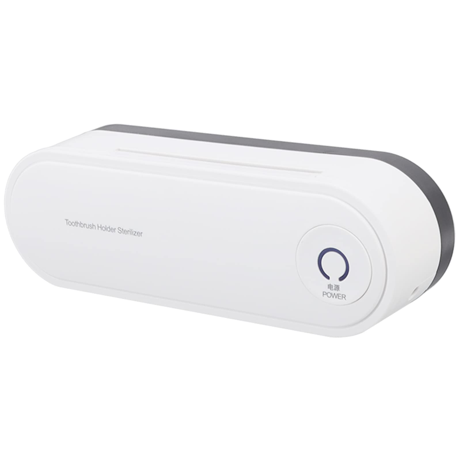 Zerodis UV Toothbrush Sanitizer Holder, Wall Mounted Toothbrush Holder with Drying Function, White