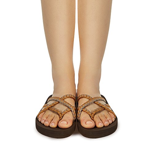 everelax women's flat sandals