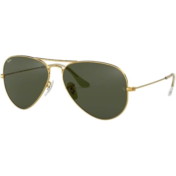 RayBan アビエーターL II GOLD イエローサイズ55 Amazon.com: Ray Ban Sunglasses Aviator Gold Unisex RB3025 L0205