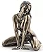 US 5 Inch Female Nude Figurine on Floor Straddling Arm Display Decor