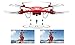 DoDoeleph Drone with HD Camera FPV Real-time WiFi Gravity Control RTF RC Quadcopter with Altitude Hold, Headless Mode, Flight Plan, 360 Rolls