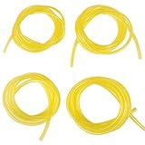 HIFROM Replace 4-Feet Fuel Line Hose Tube (4 Size) I.D. x O.D. 3/32" x 3/16" 1/8" x 3/16" 1/8" x 1/4" 0.080" x 0.140" for Poulan Craftman Chainsaw String Trimmer Blower