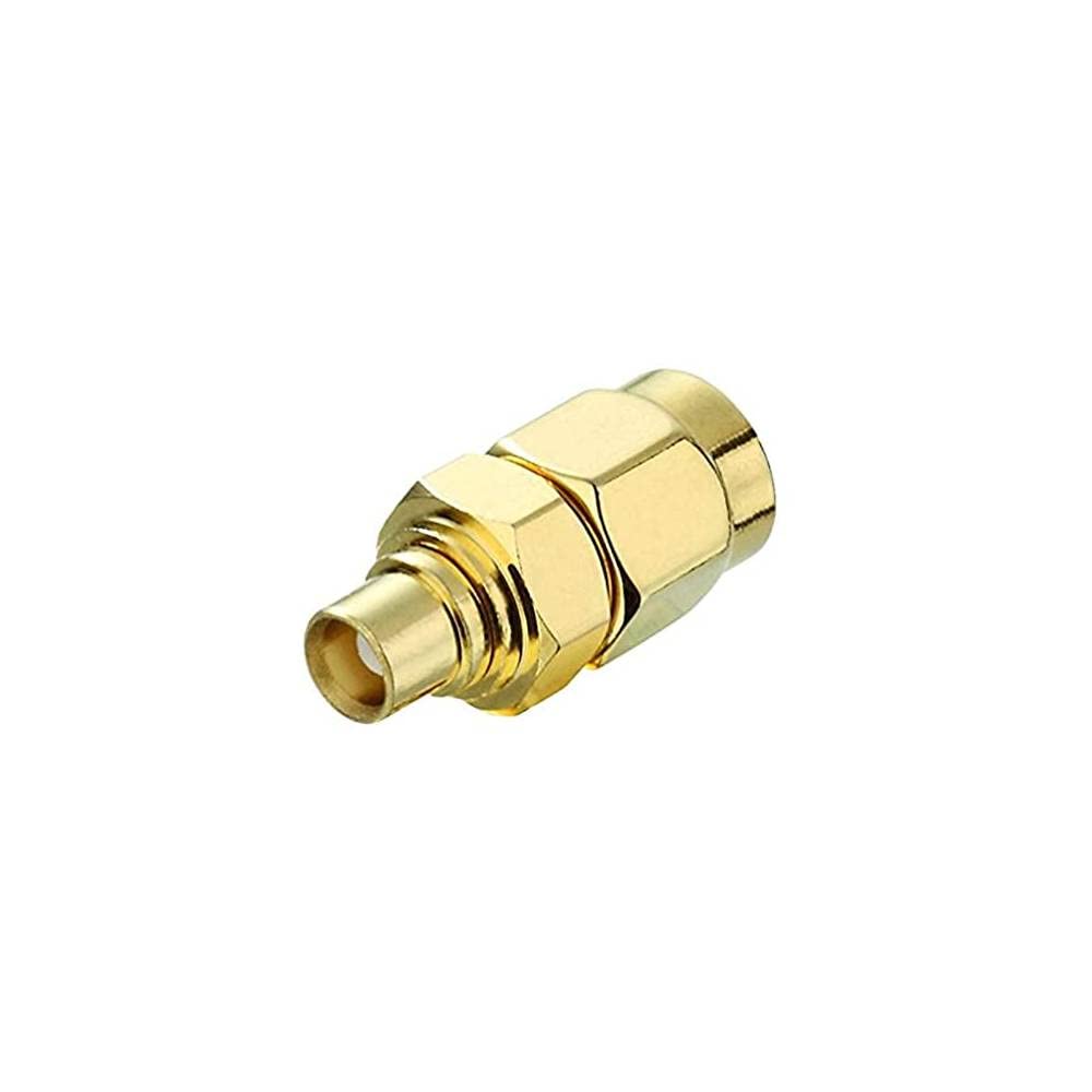 conecto SMA-MCX Adapter Coupler to Male Gold-Plated - For Connecting SMA to MCX Connectors, Set of 1
