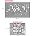 PYSUY Christmas Decoration White Snowflake Window Gel Clings Winter Wonderland Merry Xmas Holiday Party Reusable PVC Wall Glasses Kids Stickers Ornaments New Year Decals for Home