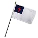 Quality Standard Flags One Dozen Christian Stick Flag, 4 by 6" primary