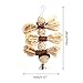 NNDA CO Pet Parrot Lovely Chewing Toy Bird Bites Swing Hanging Loofah Vine Balls Toys